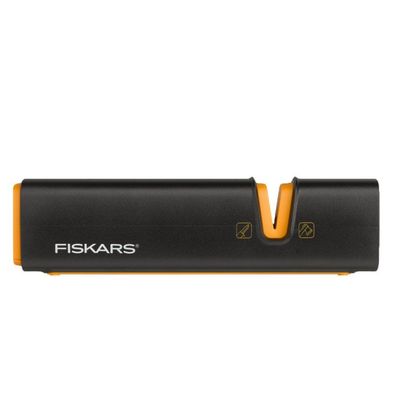 Fiskars Xsharp Messer- und Axtschärfer 1000601, Schleifkopf aus Spezialkeramik