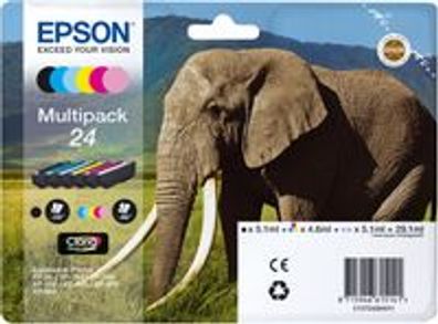 Epson C13T24284011 Epson Multipack Claria Photo HD BK/C/M/Y/LC/LM T 242 T 2428