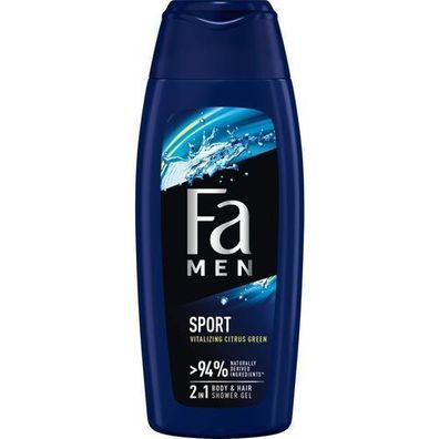 Fa Men Sport Duschgel mit grünen Zitrusnoten, 400ml