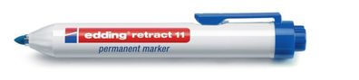 Edding 4-11003 Permanentmarker Retract 11 - 1,5 - 3 mm, blau