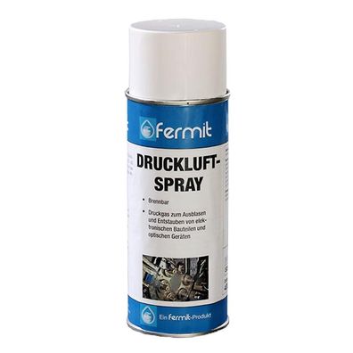 Fermit Druckluftspray 400 ml Dose, 70292, ca. 5 bar, ohne Rückstände