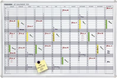 Franken JK703 JetKalender 703, 12 Monate, 90 x 60 cm