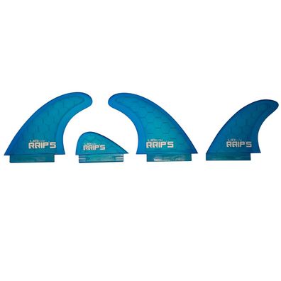 LIB TECH Finnen Alt Tri+ Micro Keel Fin Set blau