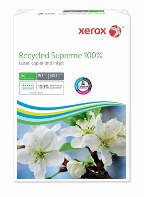 Xerox® 003R95860 Recycled Supreme 100% - 80 g/qm, A4, 500 Blatt, weiß