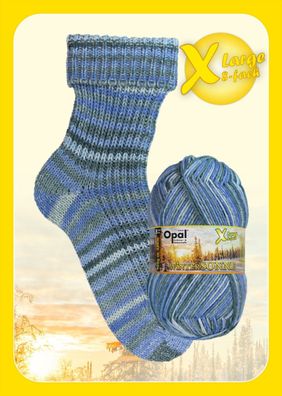 Sockenwolle 8-fach Opal XLarge Wintersonne 11433 Flockentanz