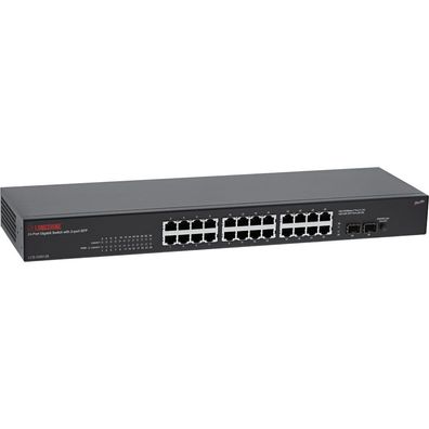 Longshine LCS-GS9126 26-Port 19" Switch; 24 x 10/100/1000Mbps + 2 x 10/100 SFP