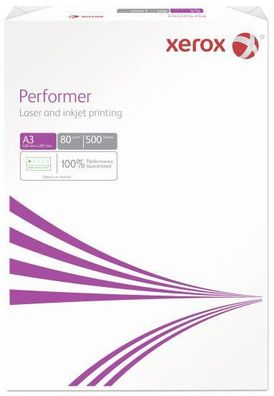 Xerox® 003R90569 Performer Kopierpapier - A3, 80 g/qm, weiß, 500 Blatt