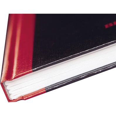 Oxford Black n' Red Notizbuch - gebunden, DIN A4, kariert