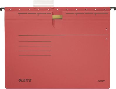 Leitz 1984-30-25 1984 Hängehefter ALPHA® - kfm. Heftung, Pendarec-Karton, 5 Stück,