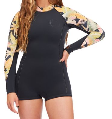 Billabong Women Neoprenanzug Spring Fever LS 2mm jungle night - Größe: 6