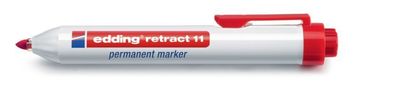 Edding 4-11002 Permanentmarker Retract 11 - 1,5 - 3 mm, rot