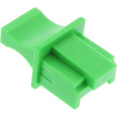 InLine® 59942H Staubschutz, für RJ45 Buchse, Farbe: grün, 10er Blister