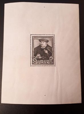 Block Belgien 1935 Franz von Thurn und Taxis Mi. Nr.405 postfrisch