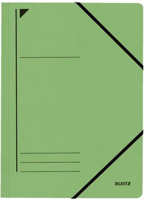Leitz 3980-00-55 3980 Eckspanner - A4, 250 Blatt, Pendarec-Karton (RC), grün