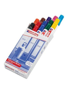 Edding 3000-10S1 Permanentmarker - nachfüllbar, 1,5 - 3 mm, Box mit 10 Farben