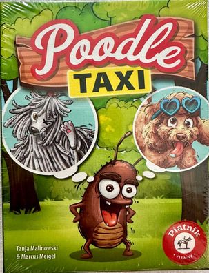 Poodle Taxi Piatnik Familienspiel Kinderspiel Kartenspiel Karten-Ablegespiel