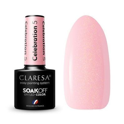 Claresa Soak Off UV/LED Gel-Politur, Hybrid-Nagellack, 5,5 g