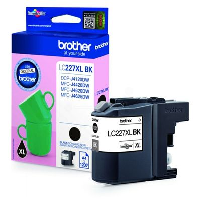 Brother LC227XLBK Original Brother Tintenpatrone schwarz (LC-227XLBK)