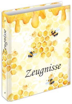 RNK 46819 Zeugnisringbuch Honey - A4, 4 Ring-Mechanik