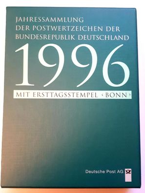 BRD Jahressammlung der Postwertzeichen 1996