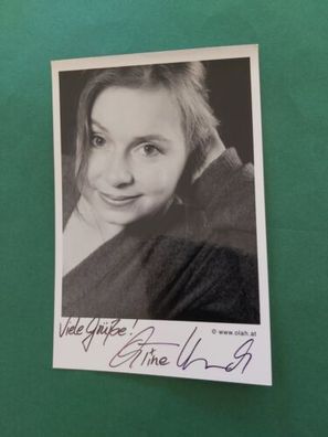 Christine Urspruch , Fernsehen , Autogrammkarte