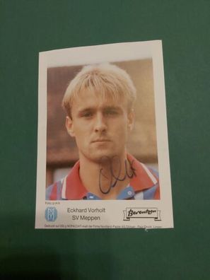 SV Meppen , E. Vorholt , Autogrammkarte, Fussball