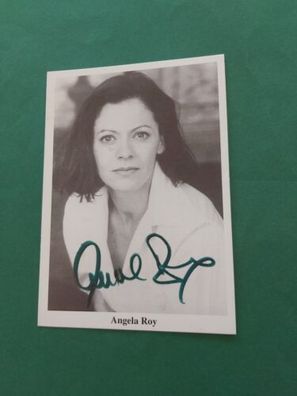 Angela Roy , Fernsehen , Autogrammkarte