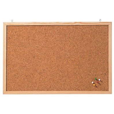 Franken CC-KT6080E Korktafel "Memoboard" 800 x 600 mm braun