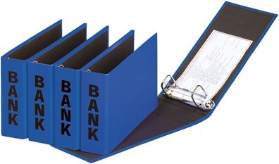 Pagna® 40801-06 Bankordner Color-Einband - A5 , 50 mm, Color Einband, blau