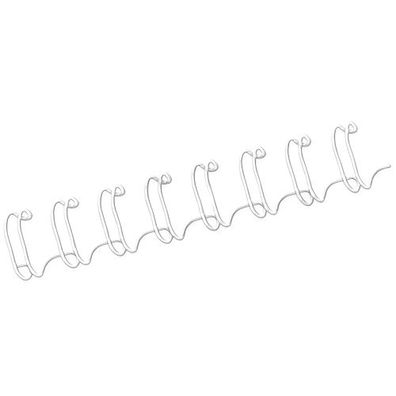 Fellowes 53262 Fellowes Drahtbinderücken weiß 10 mm