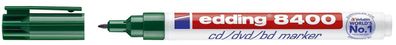 Edding 4-8400004 8400 CD-Marker - permanent, ca. 0,5 - 1 mm, grün