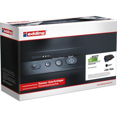 edding EDD-2027 schwarz Toner ersetzt HP 55A (CE255A)
