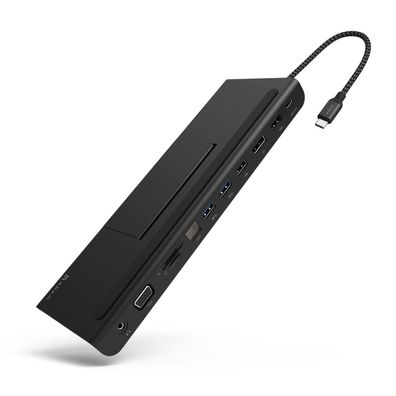 Adam Elements USB-C Hub 11 in 1 Adapter Schwarz