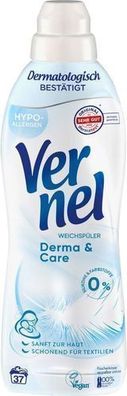 Vernel Derma & Care Weichspüler für 37 Wäschen, 814ml