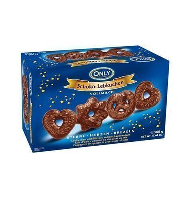 Only Lebkuchen in Vollmilchschokolade 500 g