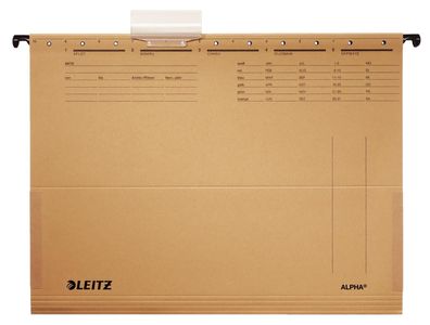 LEITZ 1916-00-00 25 LEITZ Hängetaschen ALPHA® 1916 naturbraun