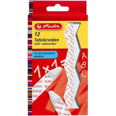 herlitz 8648107 Kreide weiß 12 St.(T)