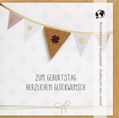 Perleberg 7842016-2 Geburtstagskarte Moments - inkl. Umschlag