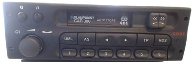 Original Opel Autoradio Blaupunkt Kassettendeck Car 300 1780137 GM 90533422