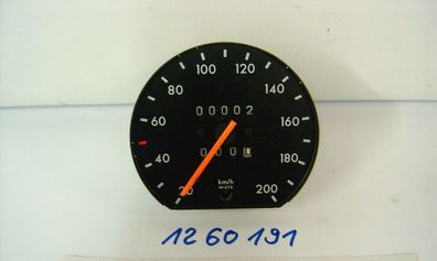 Original Opel Tachometer 200km/h W676 Tacho 1260191 GM 90034757
