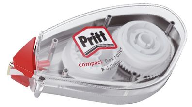 Pritt 9H PCK4B Korrekturroller Compact Flex - Einweg, 4,2 mm x 10 m, transparent