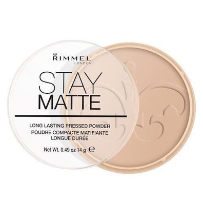 Rimmel Stay Matte Kompaktpuder 005 Silky Beige, 14g