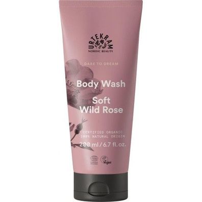 Urtekram - Soft Wild Rose Body Wash - 200 ml - Pflegedusche