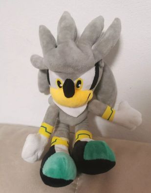 Sonic the hedgehog Silver Plüsch Figur Stofftier 20 cm