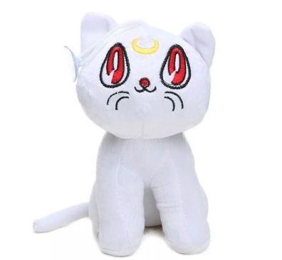 Artemis Sailor Moon Katze weiß Anime Plüsch Figur Anime Kuscheltier 18 cm