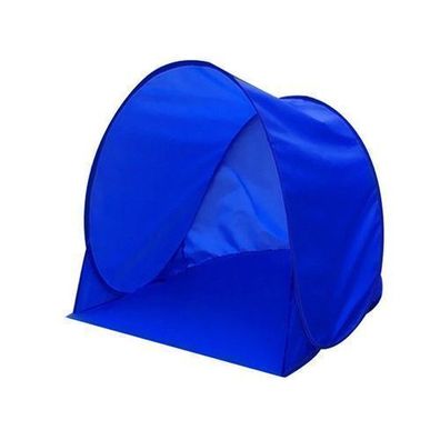 Strandmuschel, XXL Strandzelt Sonnenschutz Windschutz Tragetasche Blau Retoo