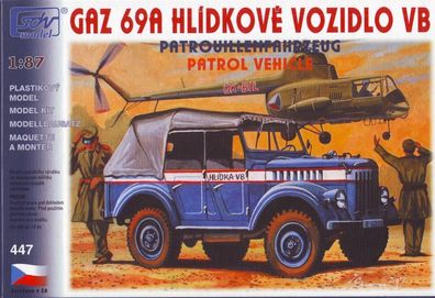 SDV 10447 Bausatz GAZ 69A Patrouillenfahrzeug VB Maßstab: 1:87