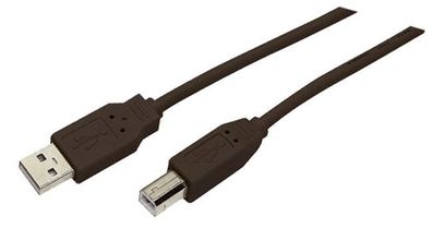 MediaRange MRCS101 Drucker-Anschluss-Kabel 1,8 m USB 2.0, schwarz