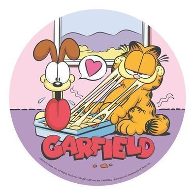 Garfield Tortenaufleger Ø 20cm für Geburtstagsfeiern