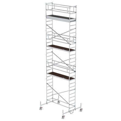 MUNK Rollgeruest mit Fahrbalken 0,75x2,45m Plattform 9,45m AH